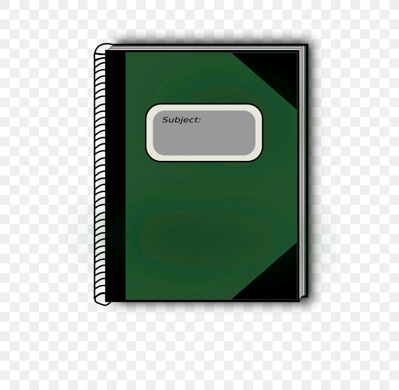Notebook Clip Art, PNG, 563x800px, Notebook, Book, Drawing, Green, Rectangle Download Free