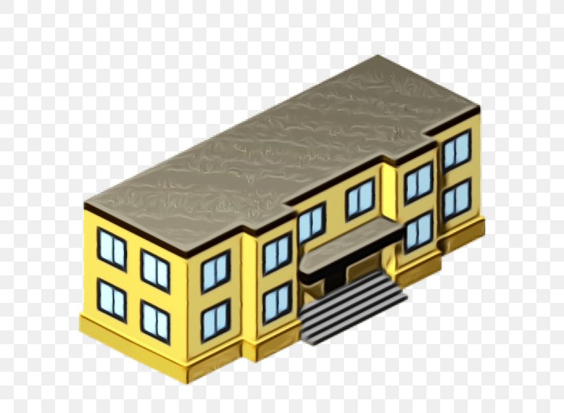 School Building Cartoon, PNG, 600x600px, School, Architecture, Building, Cottage, Education Download Free