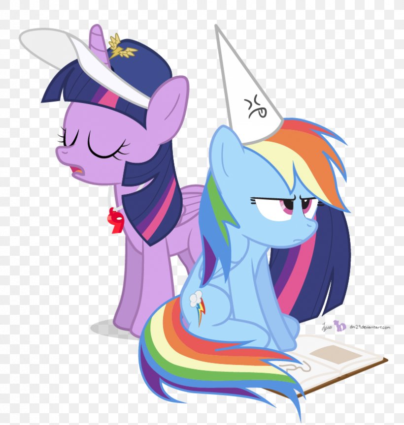 Twilight Sparkle Rainbow Dash Pony Dunce Hat Clip Art, PNG, 825x870px, Twilight Sparkle, Art, Cartoon, Deviantart, Dunce Download Free