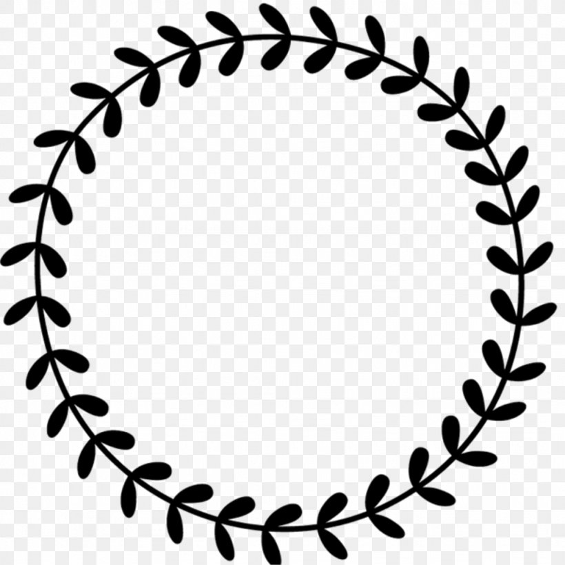 Wreath Monogram Clip Art Image Cloth Napkins, PNG, 1024x1024px, Wreath, Black, Black And White, Branch, Cloth Napkins Download Free