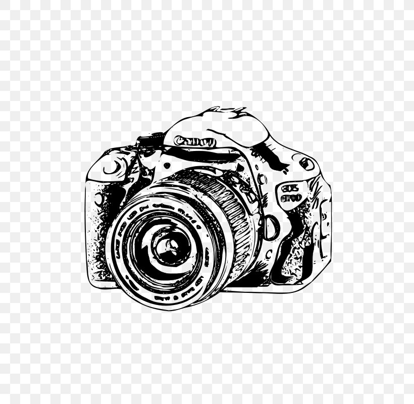 Canon EOS 200D Canon EOS 600D Clip Art, PNG, 566x800px, Canon Eos 200d, Black And White, Brand, Camera, Canon Download Free