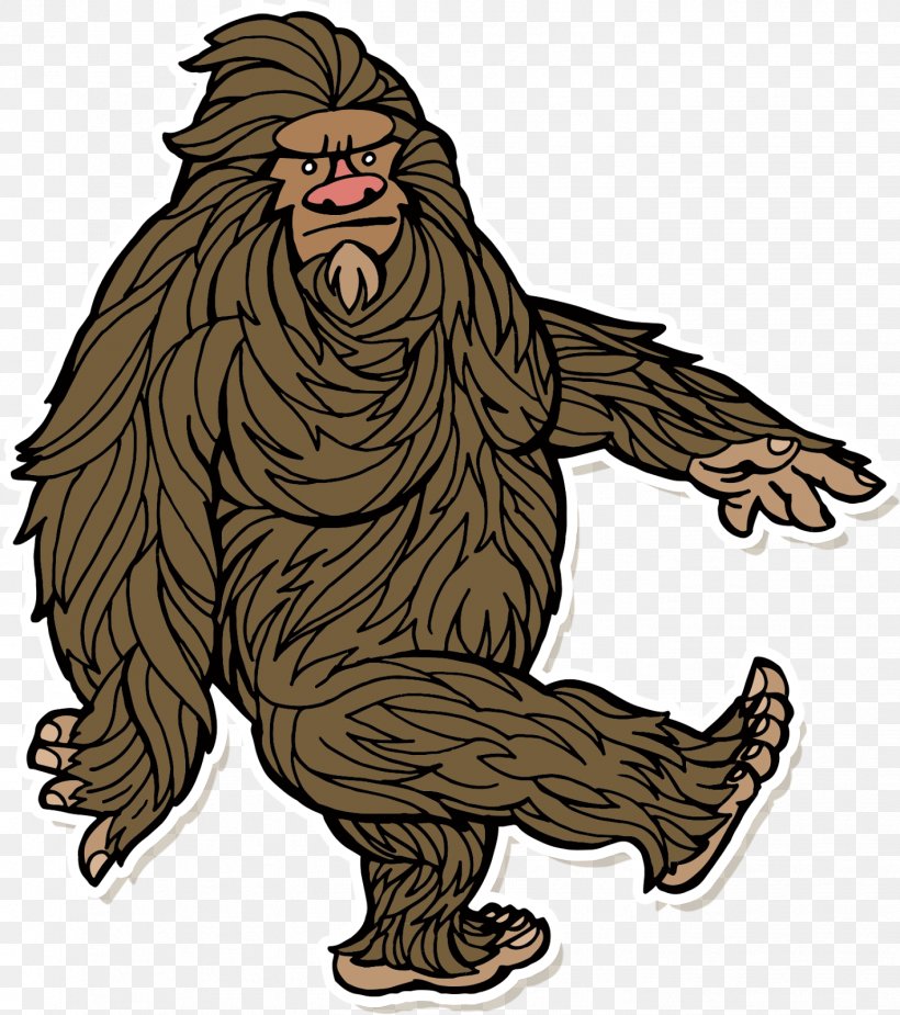 Gorilla Bigfoot Michigan Dogman Clip Art, PNG, 1417x1600px, Gorilla, Ape, Art, Bear, Big Cats Download Free