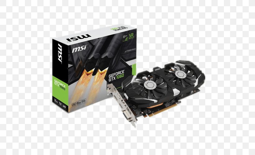 Graphics Cards & Video Adapters NVIDIA GeForce GTX 1060 GDDR5 SDRAM 英伟达精视GTX, PNG, 500x500px, Graphics Cards Video Adapters, Chipset, Computer, Computer Component, Digital Visual Interface Download Free