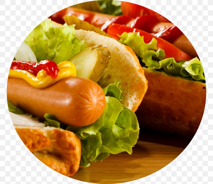 Hot Dog Fast Food Barbecue Sauce Vienna Sausage Pickled Cucumber, PNG, 768x709px, Hot Dog, American Food, Barbecue Sauce, Bockwurst, Bread Download Free