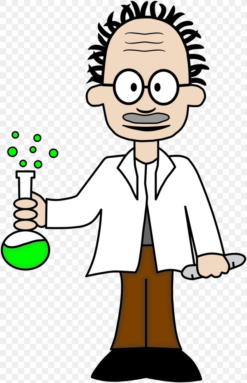 Clip Art Scientist Science Cartoon Image, PNG, 971x1505px, Scientist