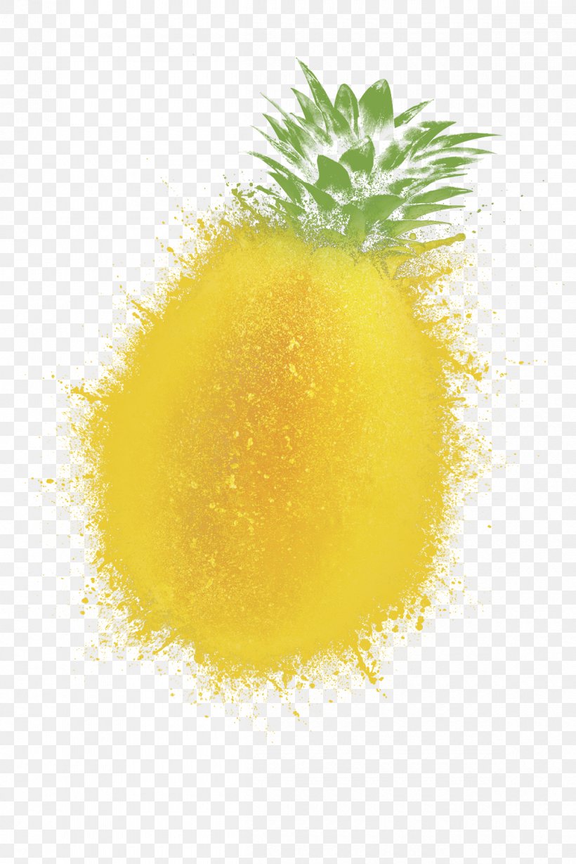 Pineapple Yellow, PNG, 1200x1799px, Pineapple, Ananas, Food, Fruit, Yellow Download Free