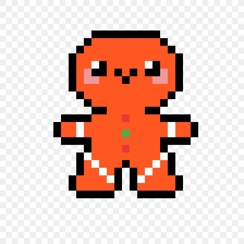 Pixel Art Image Gingerbread Man Png 1184x1184px Pixel Art