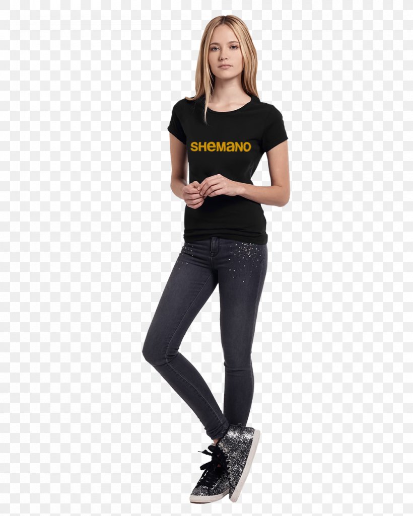 T-shirt Jeans Leggings Sleeve Clothing, PNG, 1000x1250px, Tshirt, All Over Print, Clothing, Crew Neck, Jeans Download Free