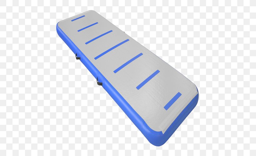 Air Track Gymnastics Inflatable Airboard Tumbling, PNG, 500x500px, Air Track, Airboard, Blue, Electric Blue, Electronics Accessory Download Free