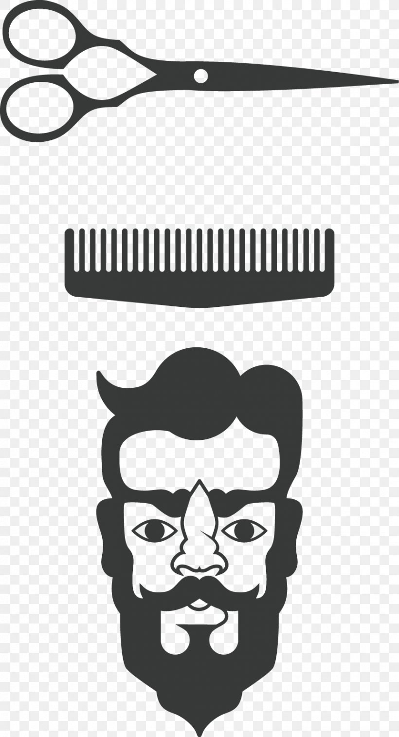 Comb Barber Scissors, PNG, 859x1585px, Comb, Art, Barber, Barbershop, Black And White Download Free