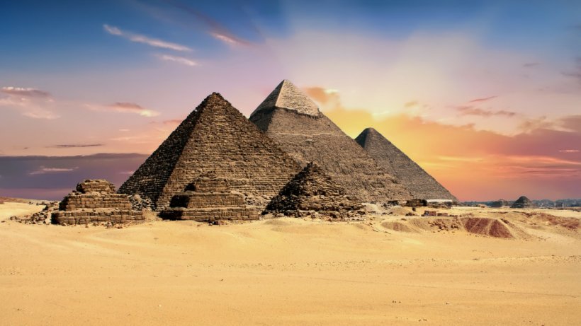 Great Pyramid Of Giza Egyptian Pyramids Giza Pyramid Complex Ancient Egypt, PNG, 1280x720px, Great Pyramid Of Giza, Ancient Egypt, Ancient Egyptian Architecture, Ancient History, Archaeological Site Download Free