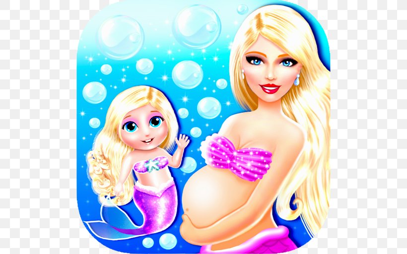 Mommy Mermaid Newborn Baby Delicious Art Ball Cake Cute Pony Princess Care Delicious Art Guitar Cake Doctor Games, PNG, 512x512px, Watercolor, Cartoon, Flower, Frame, Heart Download Free