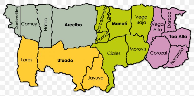 San Juan Utuado Map Arecibo Humacao, PNG, 902x446px, San Juan, Area, Border, Ecoregion, Lares Download Free