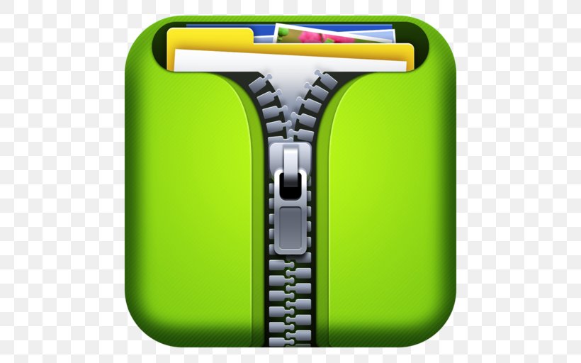 The Unarchiver Zip RAR App Store, PNG, 512x512px, Unarchiver, App Store, Apple, Green, Rar Download Free