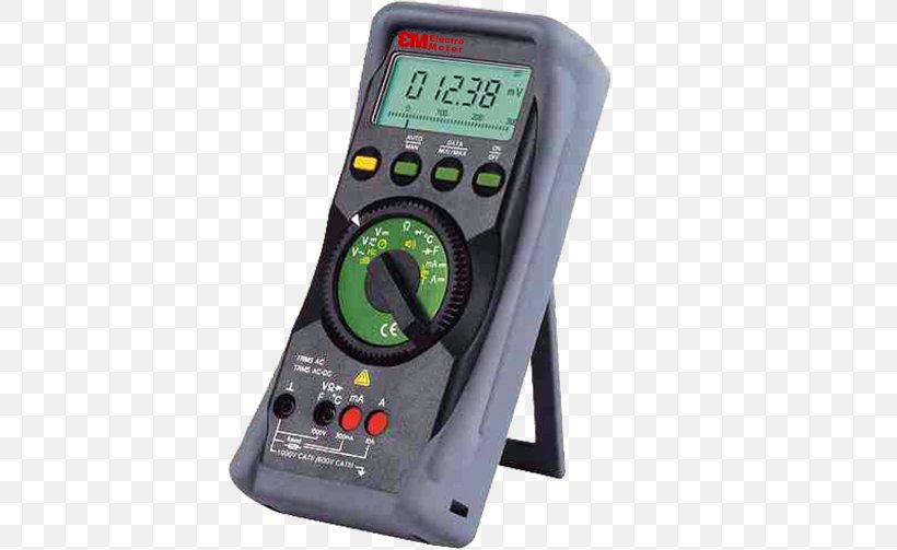Digital Multimeter Electronics Instrumentation Electrometer, PNG, 504x503px, Multimeter, Alternating Current, Analog Signal, Continuity Test, Current Clamp Download Free