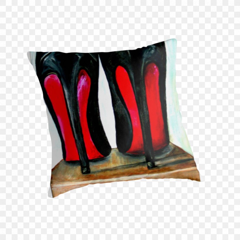Textile High-heeled Footwear Throw Pillows Canvas Print IPad, PNG, 875x875px, Textile, Art, Canvas, Canvas Print, Christian Louboutin Download Free