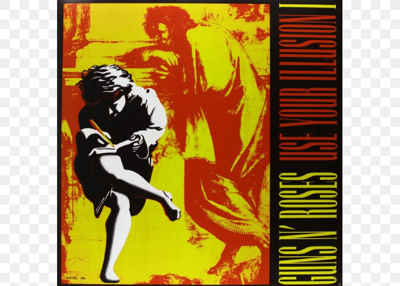 Use Your Illusion II Guns N' Roses Album Use Your Illusion Tour, PNG, 786x587px, Watercolor, Cartoon, Flower, Frame, Heart Download Free