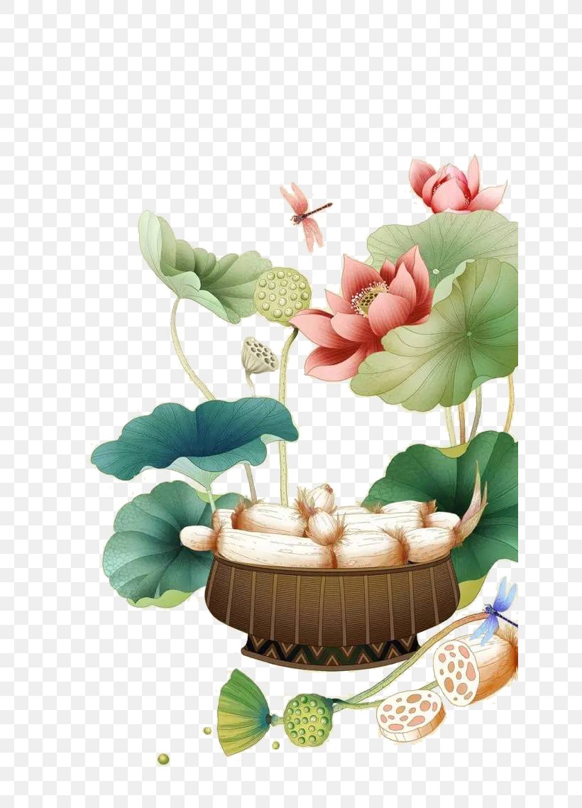Nelumbo Nucifera Lotus Root, PNG, 640x1138px, Nelumbo Nucifera, Cake, Cake Decorating, Chinoiserie, Flower Download Free