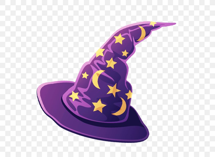 Witch Hat Purple Halloween, PNG, 600x600px, Hat, Cap, Halloween, Headgear, Magic Download Free