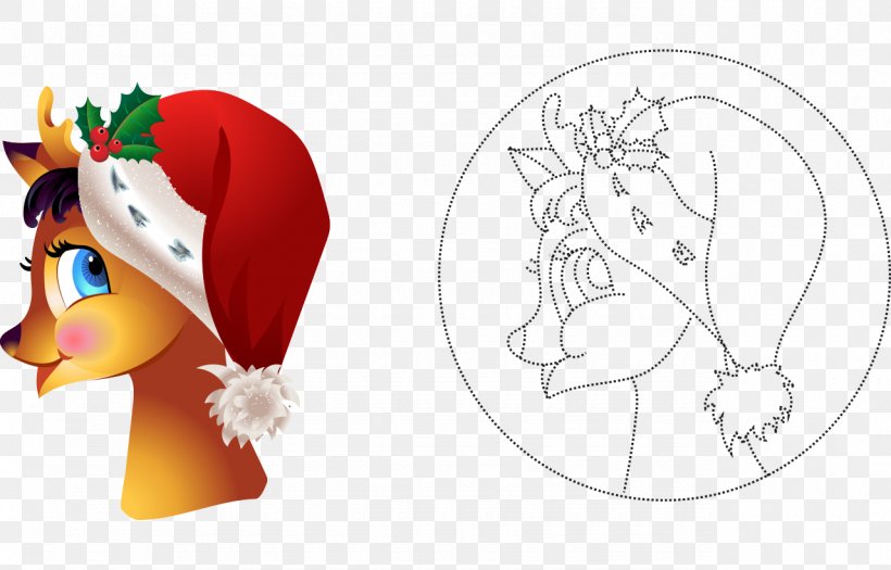 Rudolph Reindeer Santa Claus, PNG, 1280x820px, Watercolor, Cartoon, Flower, Frame, Heart Download Free
