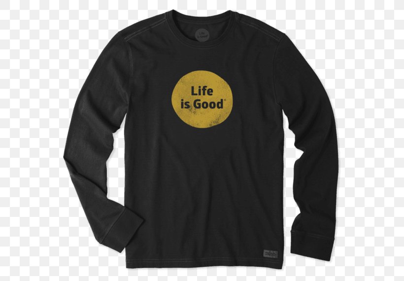 T-shirt Hoodie Life Is Good Company Clothing Top, PNG, 570x570px, Tshirt, Active Shirt, Black, Bluza, Brand Download Free