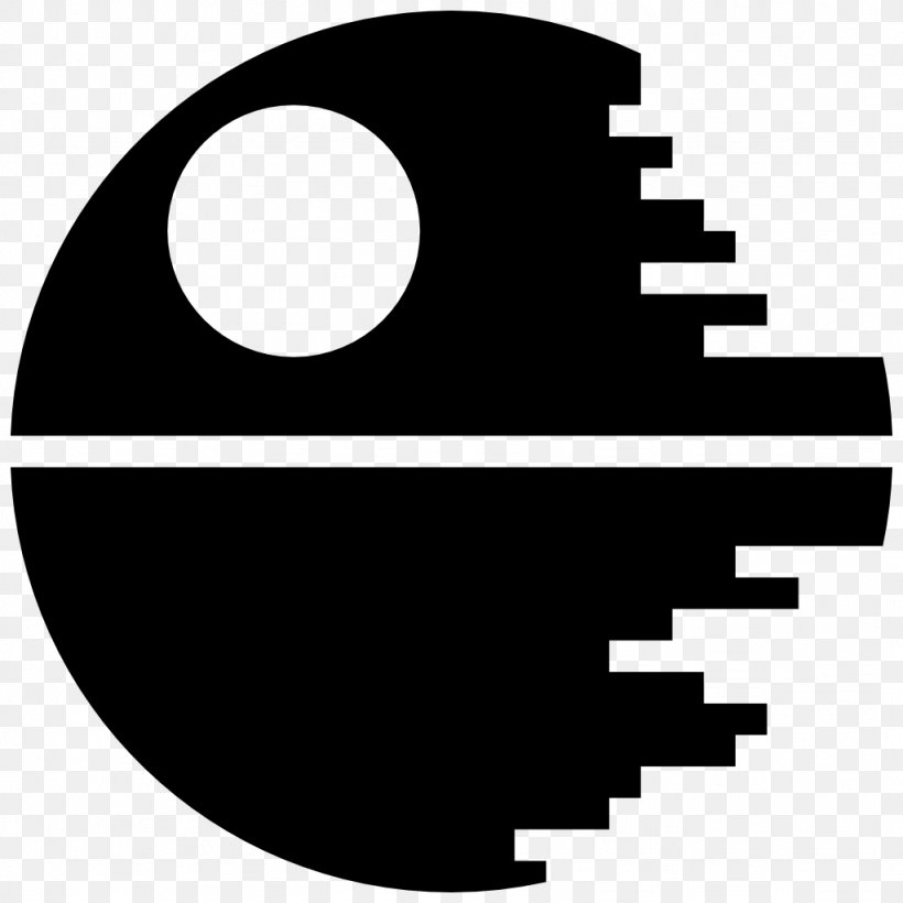 Anakin Skywalker Death Star R2-D2 Luke Skywalker, PNG, 1024x1024px, Anakin Skywalker, Black, Black And White, Death Star, Luke Skywalker Download Free