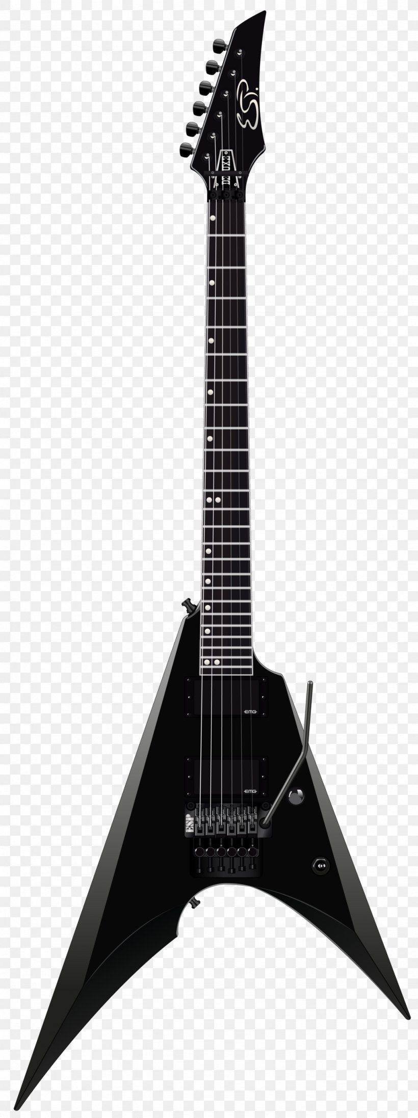 ESP Guitars Electric Guitar ESP Signature Series Children Of Bodom, PNG, 1024x2741px, Guitar, Acoustic Electric Guitar, Alexi Laiho, Bass Guitar, Black And White Download Free