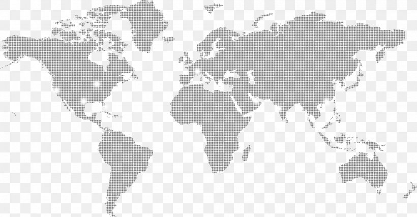 World Map Silhouette Vector Map, PNG, 2000x1042px, World Map, Black And White, Map, Photography, Royaltyfree Download Free