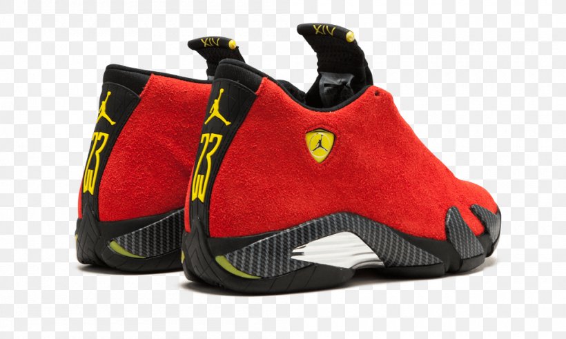 Air Jordan 14 Retro 'Ferrari Mens Sports Shoes Nike, PNG, 1000x600px, Air Jordan, Athletic Shoe, Black, Cross Training Shoe, Footwear Download Free