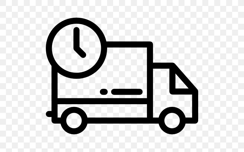 Car Delivery Truck Van Transport, PNG, 512x512px, Car, Area, Black And White, Cargo, Delivery Download Free