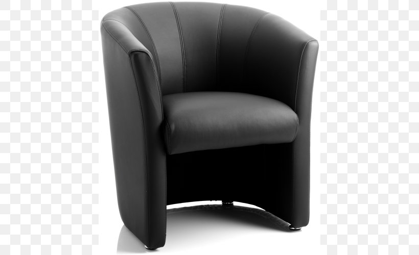 Club Chair Table Furniture Office & Desk Chairs, PNG, 500x500px, Club Chair, Armrest, Black, Bonded Leather, Chair Download Free