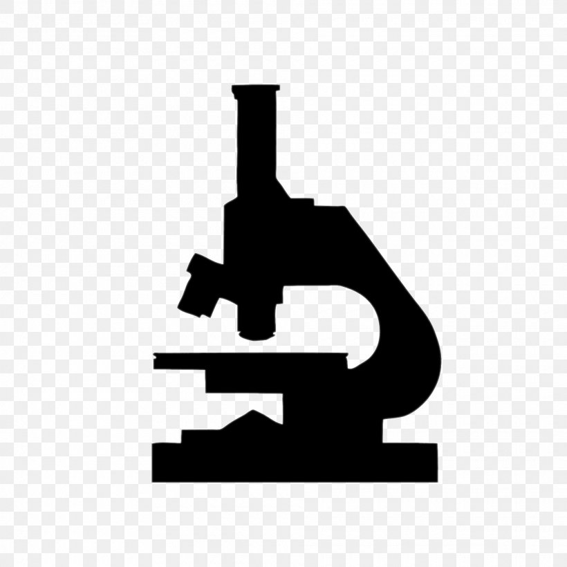 Microscope Clip Art Silhouette Image, PNG, 1920x1920px, Microscope, Black And White, Brand, Logo, Robert Hooke Download Free