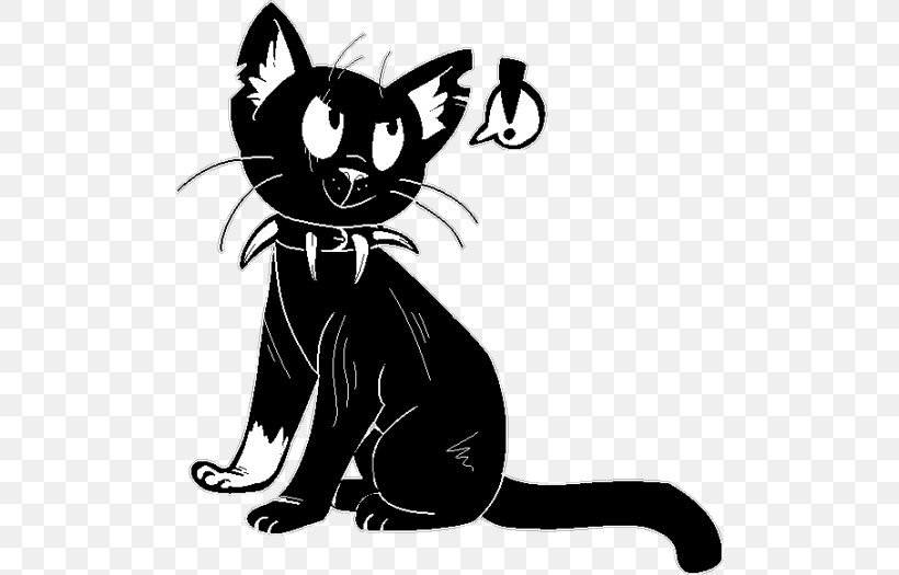 Whiskers Kitten Black Cat Clip Art, PNG, 500x525px, Whiskers, Artwork, Black, Black And White, Black Cat Download Free