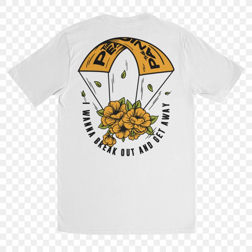 T-shirt Parachute Neck Deep The Peace And The Panic Life's Not Out To Get You, PNG, 1024x1024px, Tshirt, Active Shirt, Brand, Clothing, In Bloom Download Free