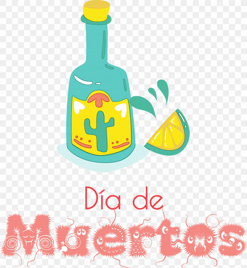 Glass Bottle Logo Bottle Glass Meter, PNG, 2761x3000px, D%c3%ada De Muertos, Bottle, Day Of The Dead, Fruit, Glass Download Free