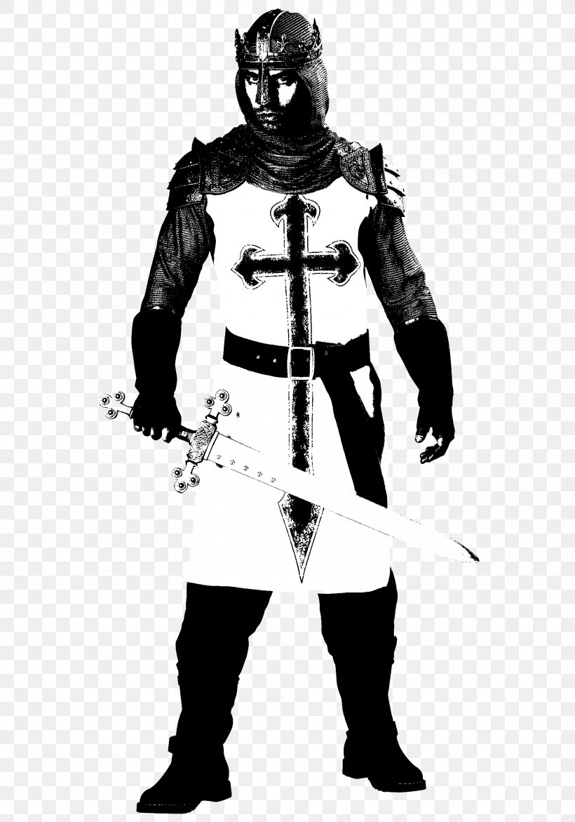 Middle Ages Crusades Knight Chivalry: Medieval Warfare Components Of Medieval Armour, PNG, 1750x2500px, Middle Ages, Armour, Black And White, Chivalry, Chivalry Medieval Warfare Download Free