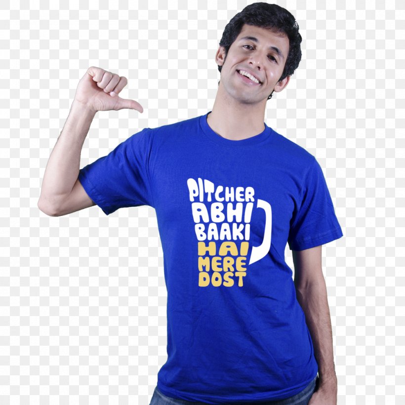 T-shirt Shoulder Sleeve Font, PNG, 1000x1000px, Tshirt, Blue, Clothing, Cobalt Blue, Electric Blue Download Free