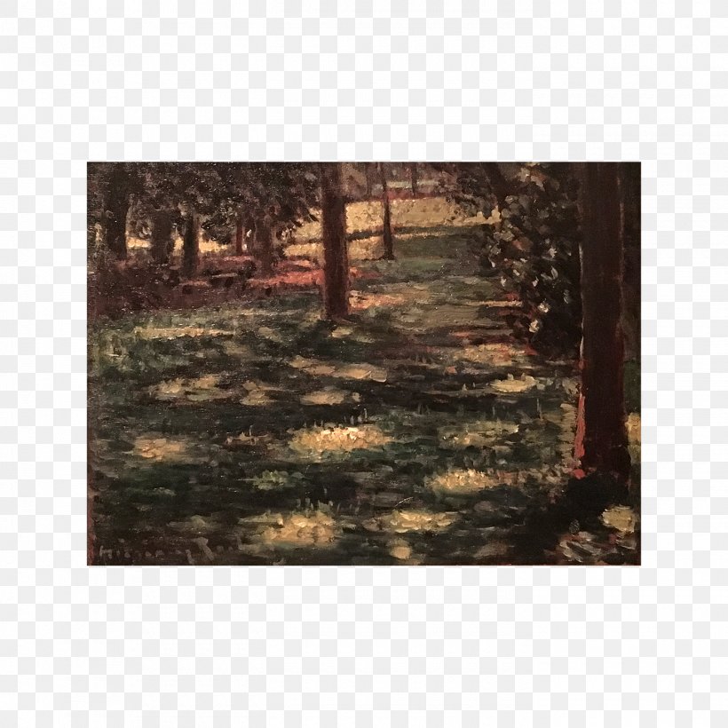 Woodland Landscape Sunlight Painting, PNG, 1400x1400px, Woodland, Forest, Grass, Landscape, Painting Download Free