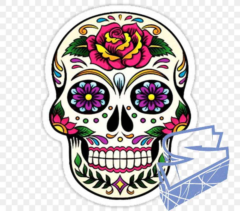 Calavera Day Of The Dead Skull Mexican Cuisine Mexico, PNG, 750x720px, Calavera, Air Fresheners, Art, Craft, Day Of The Dead Download Free