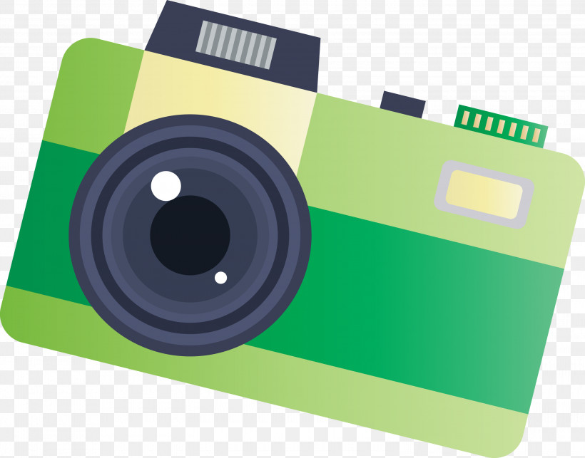 Camera Green Angle Font Computer Hardware, PNG, 3000x2356px, Cartoon Camera, Angle, Camera, Computer Hardware, Green Download Free