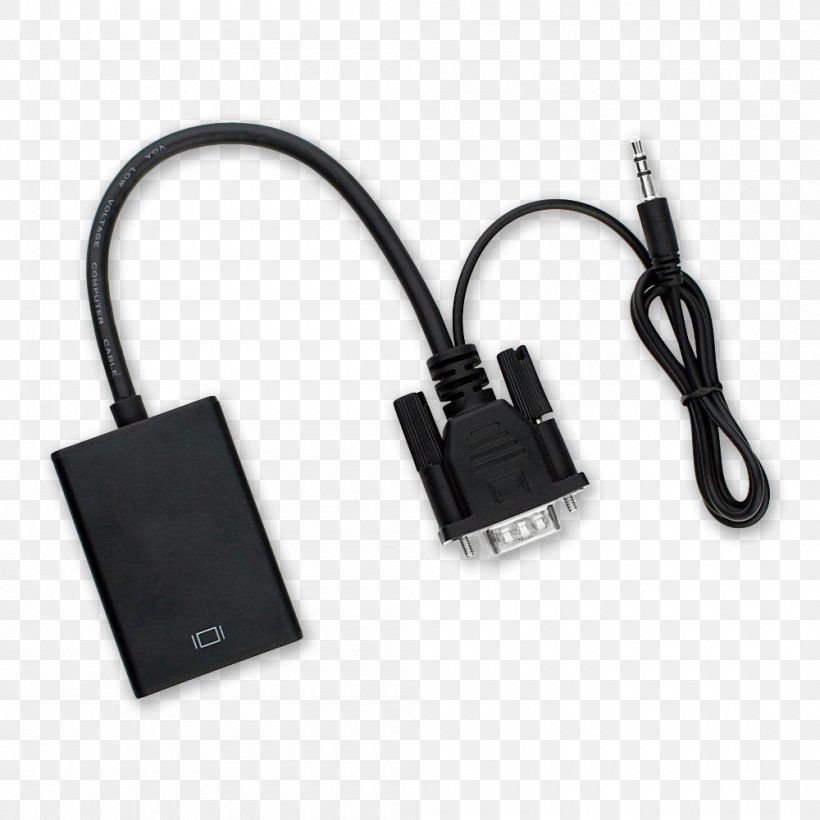 HDMI AC Adapter Video Graphics Array 1080p, PNG, 1000x1000px, Hdmi, Ac Adapter, Adapter, Audio Signal, Cable Download Free