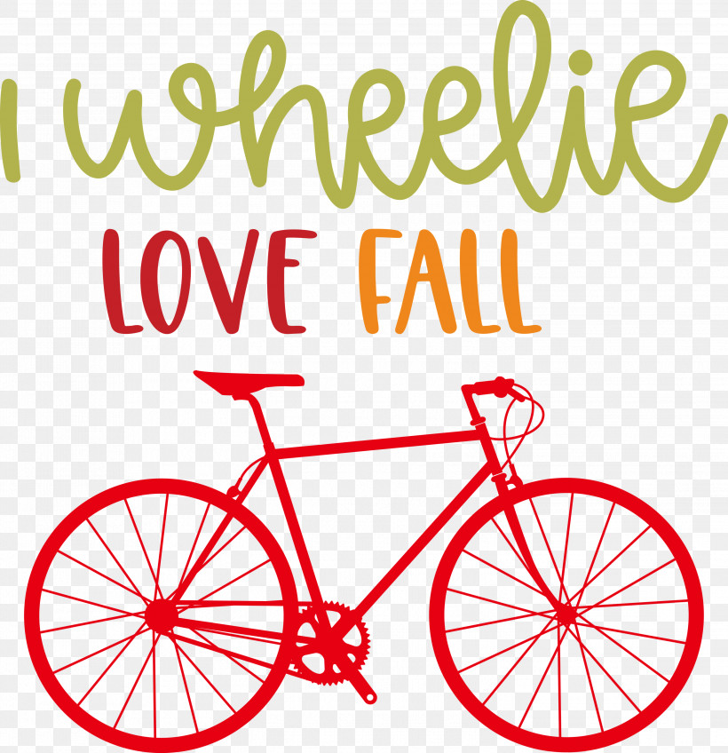 Love Fall Love Autumn I Wheelie Love Fall, PNG, 2899x3000px, Road Bike, Bicycle, Bicycle Frame, Motob%c3%a9cane, Mountain Bike Download Free