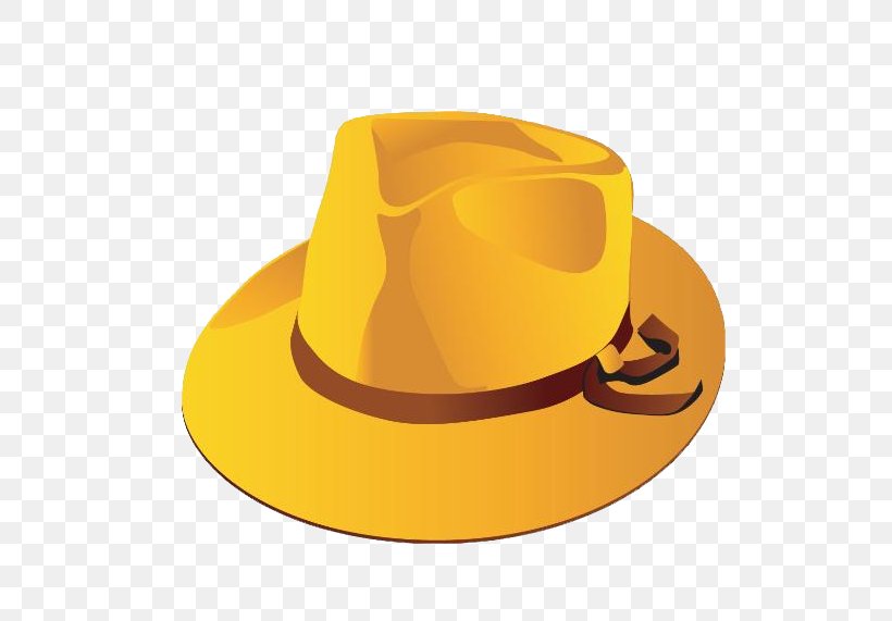 Hat Fedora Cowboy Yellow, PNG, 580x571px, Hat, Cap, Clothing, Cowboy, Cup Download Free