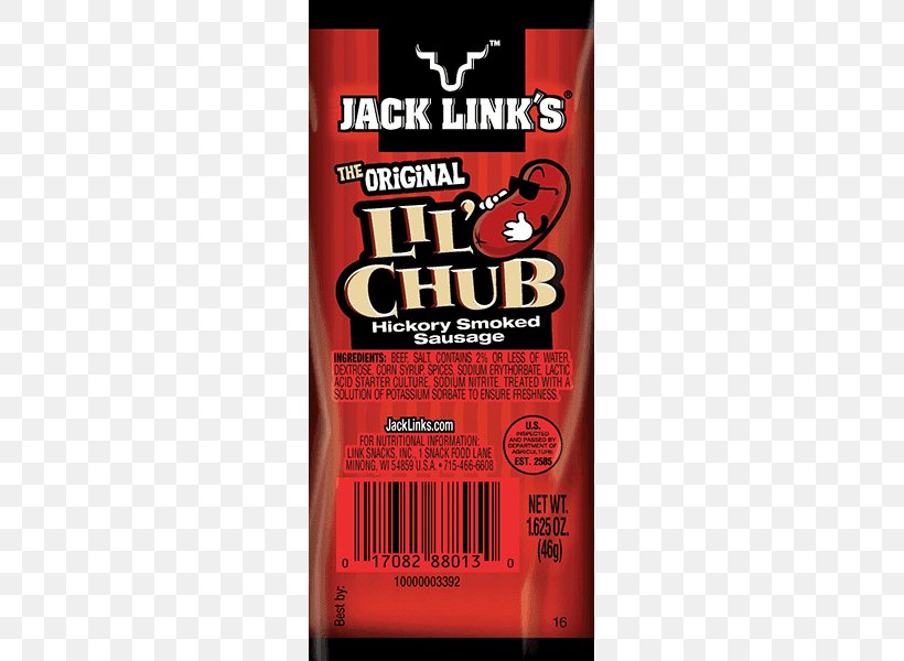 Jack Link's Beef Jerky Chub Meat Sausage, PNG, 600x600px, Jerky, Beef, Chub, Flavor, Liquid Download Free