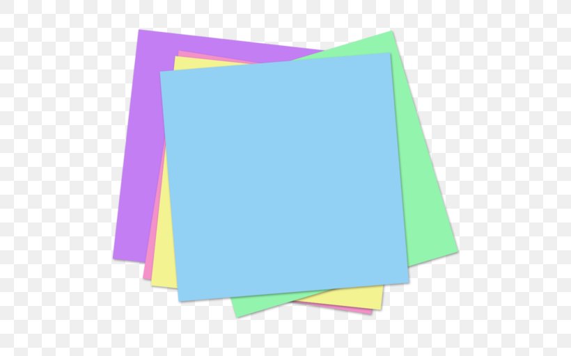 Post-it Note Sticky Notes Desktop Notes Paper Apple, PNG, 512x512px, Postit Note, App Store, Apple, Art Paper, Construction Paper Download Free