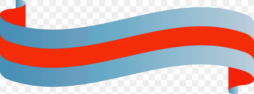 Ribbon S Ribbon, PNG, 4152x1546px, Ribbon, Line, Orange, S Ribbon, Turquoise Download Free