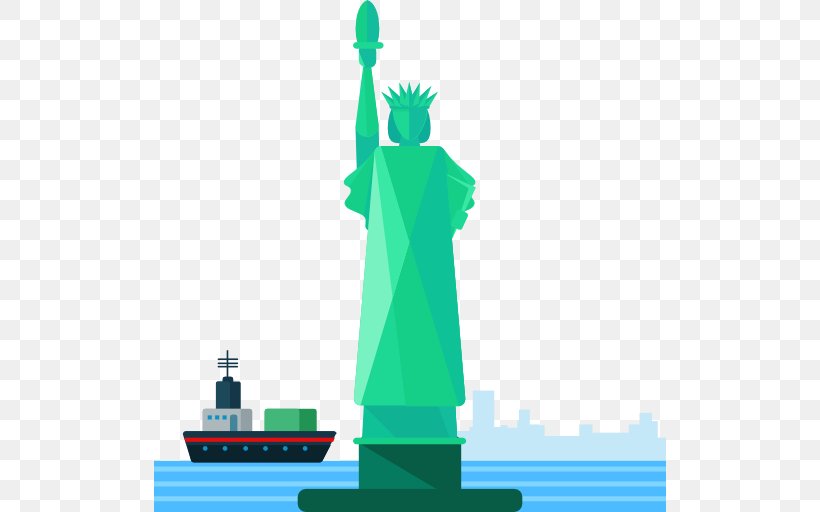 Statue Of Liberty, PNG, 512x512px, Statue Of Liberty, Green, Monument, Statue, United States Download Free