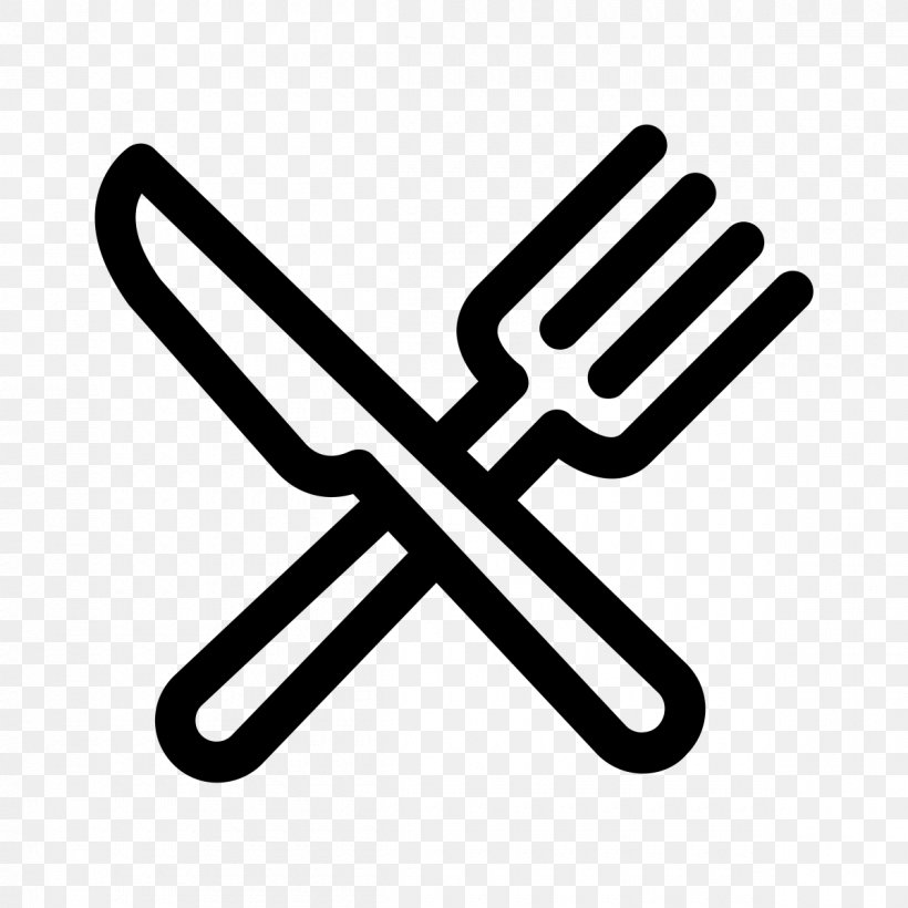 Knife Fork Graphic Design Clip Art, PNG, 1200x1200px, Knife, Black And White, Butcher Knife, Fork, Kitchen Download Free