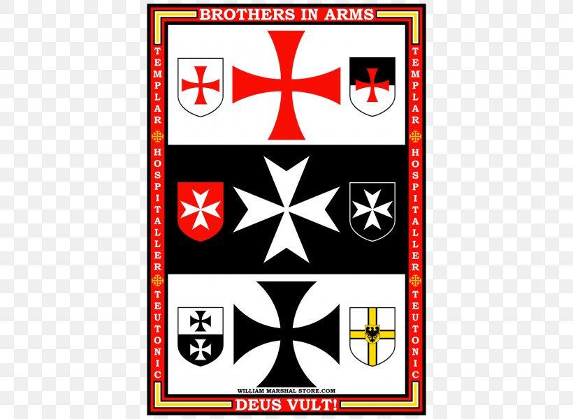 Knights Templar The Military Orders Teutonic Order, PNG, 600x600px, Knight, Area, Art, Coat Of Arms, Crest Download Free