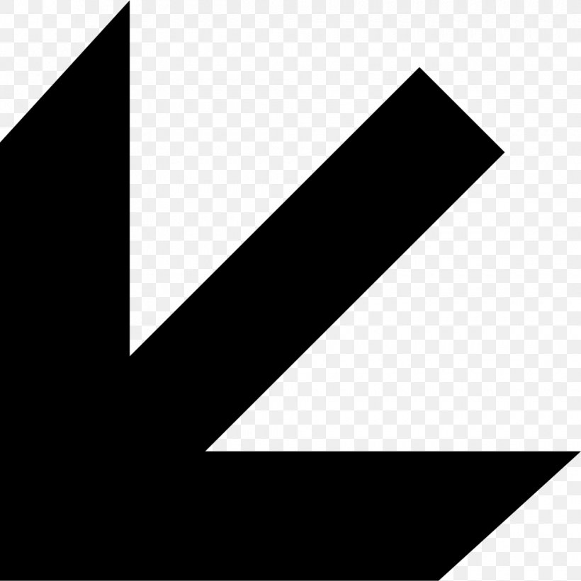 Arrow, PNG, 980x982px, Black, Black And White, Brand, Logo, Monochrome Download Free